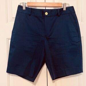 Lauren Ralph Lauren Women's Navy Flat Front Shorts
